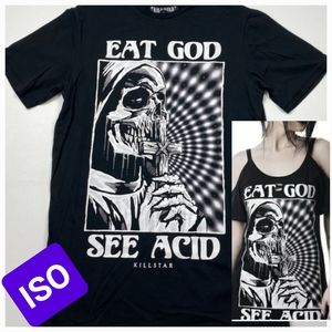ISO Killstar Eat God See Acid shirt